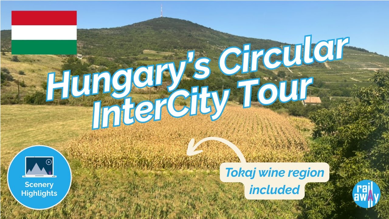 Hungary's Circular InterCity Train - Miskolc-Tiszai to Budapest via Debrecen Scenery Showcase