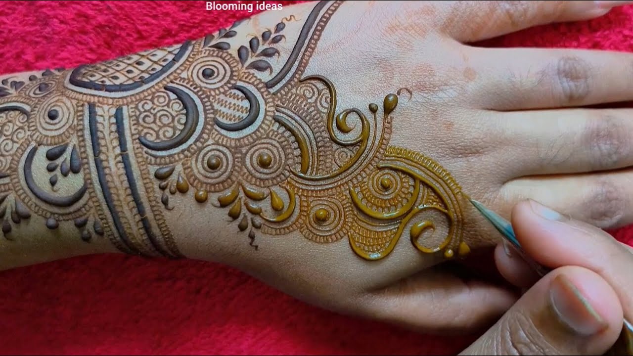 Very beautiful stylish mehndi design | Easy arabic mehndi design | mehndi ke design | Latest henna