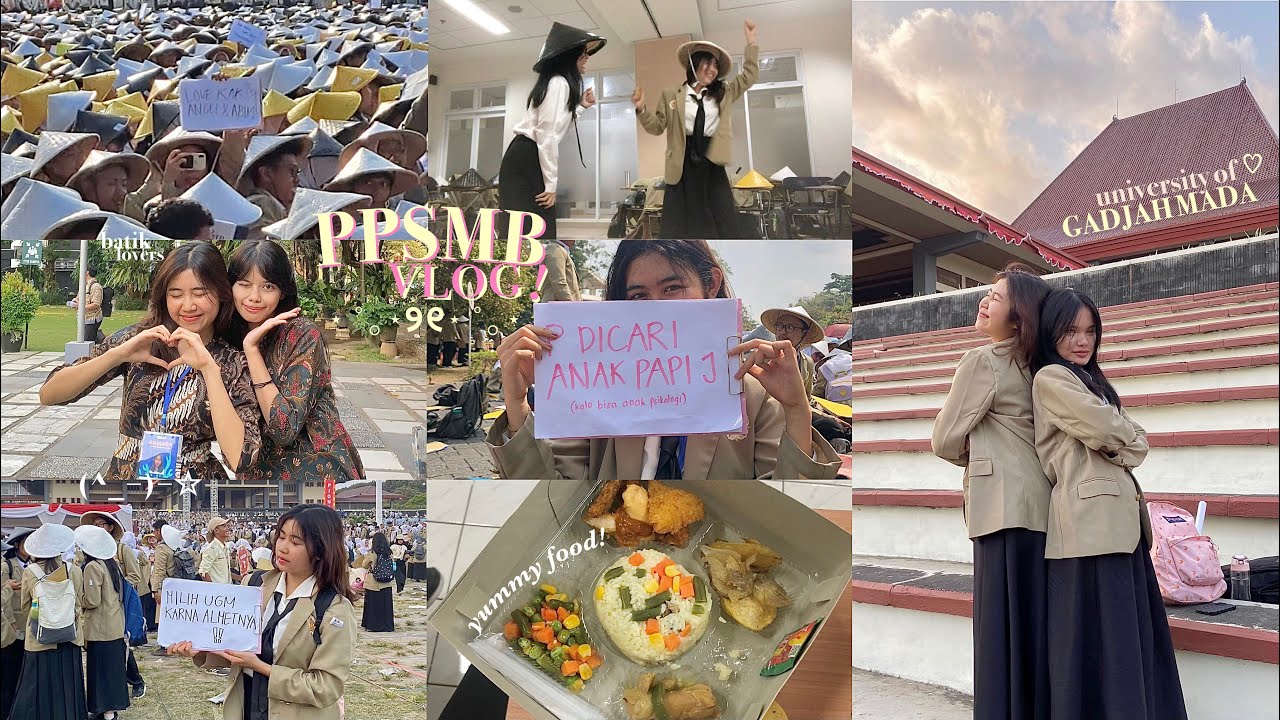 ppsmb vlog📚 ospek ugm?! studying, fun games & yummy food