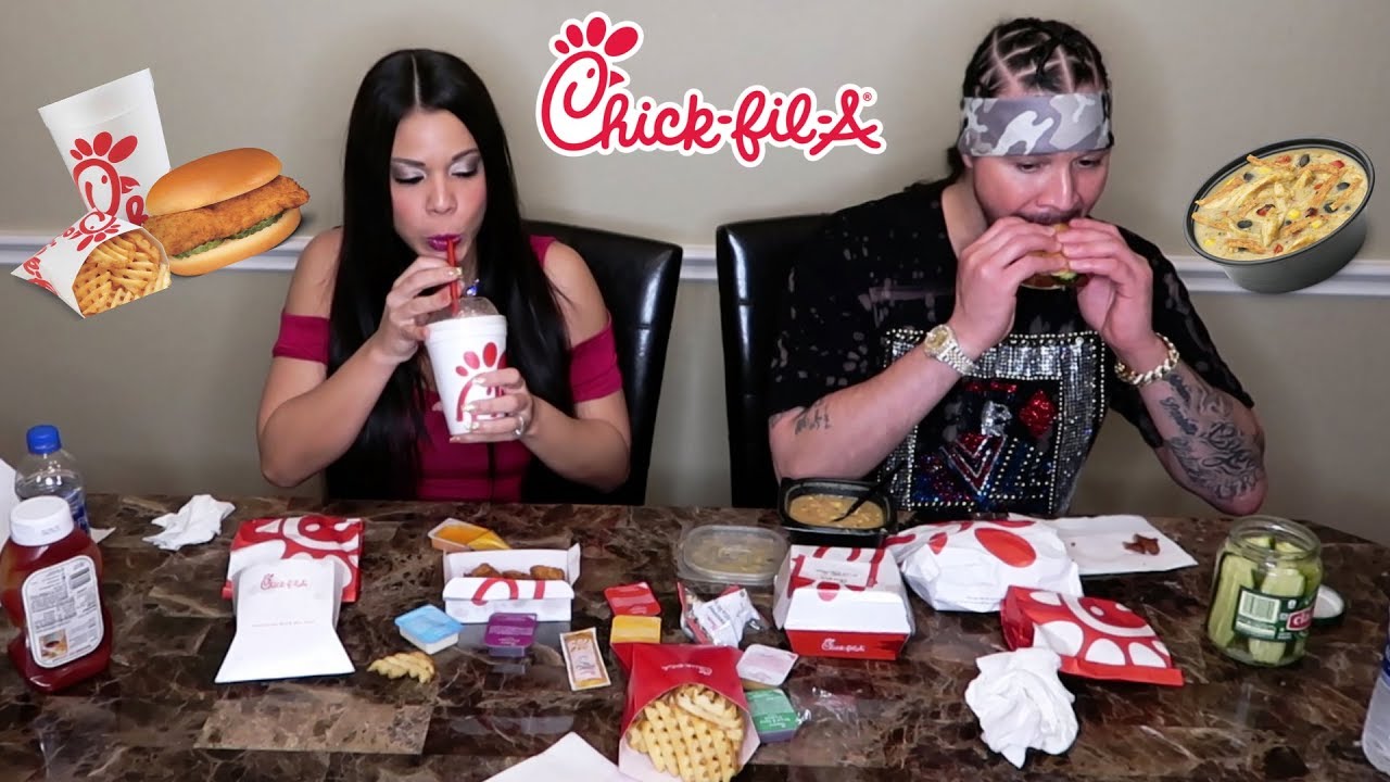 BIZZY BONE TRIES CHICK-FIL-A FOR THE FIRST TIME (MUKBANG)