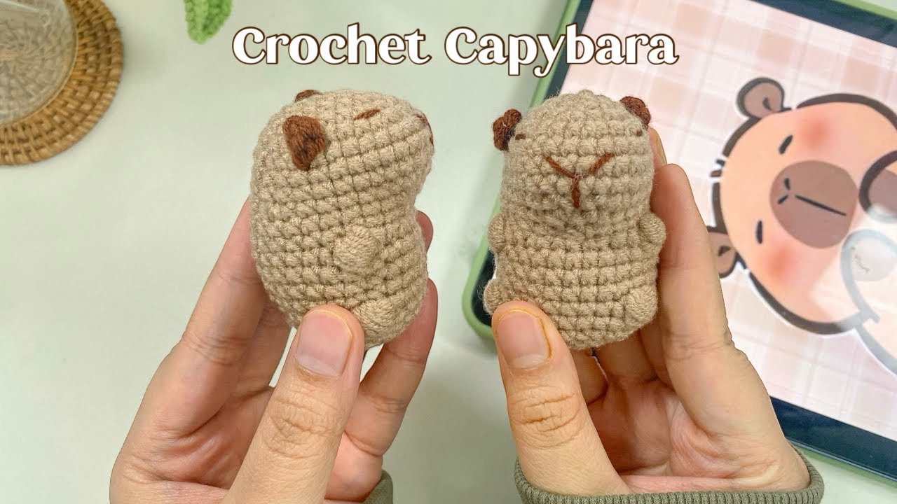 Crochet Capybara | Easy Amigurumi Tutorial | Beginner Friendly | Step by Step