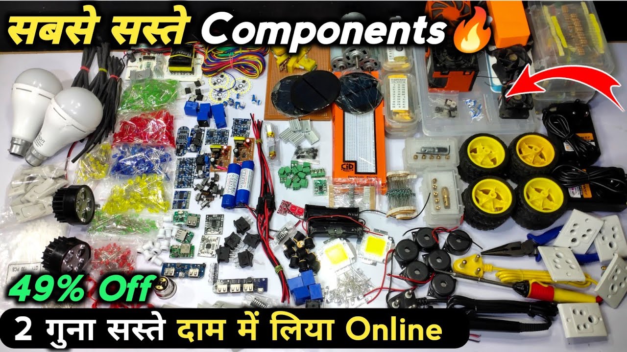 Electronic Components Unboxing || सबसे सस्ते Electronics Component's || 2 गुना सस्ता खरीदे Online