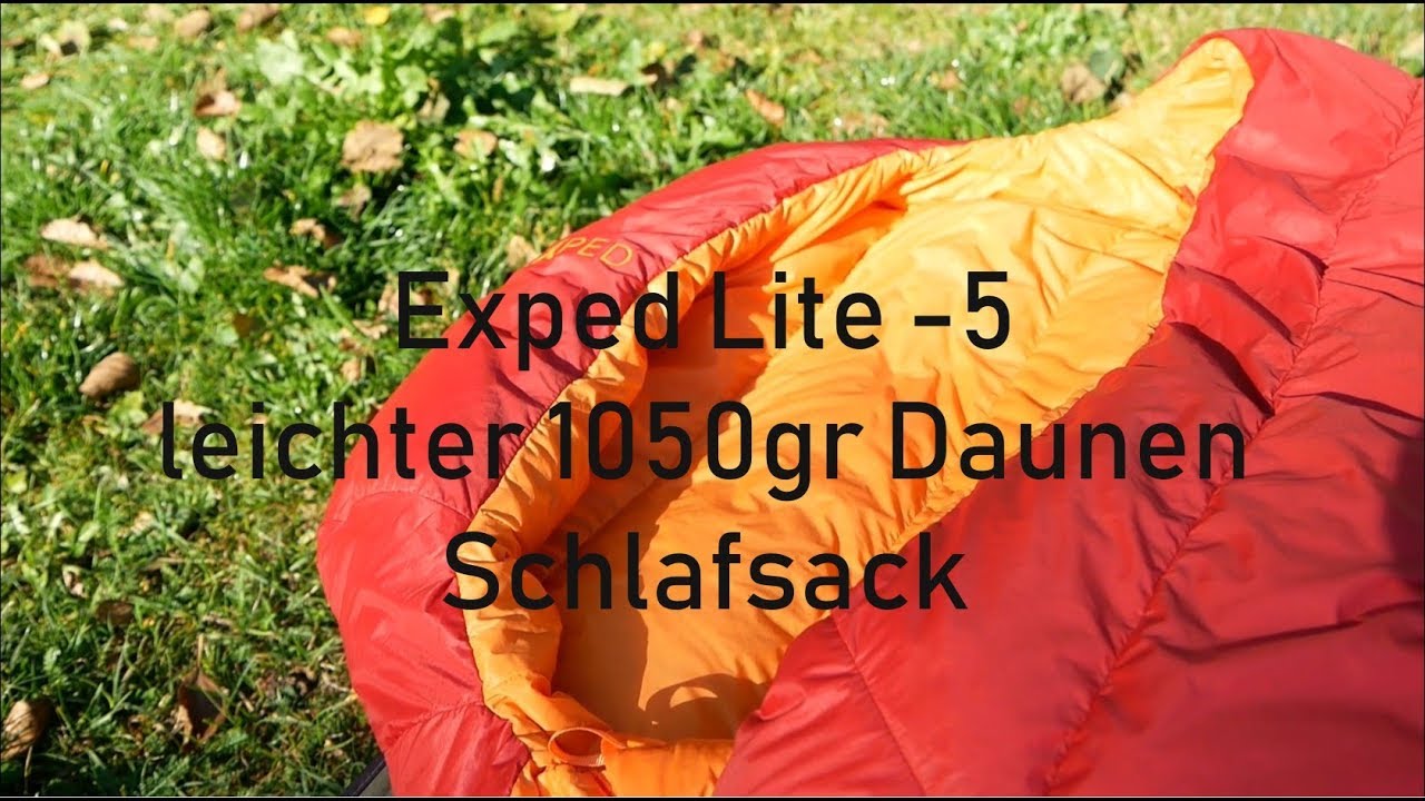 Exped Lite -5 large  leichter 1050gr Daunenschlafsack