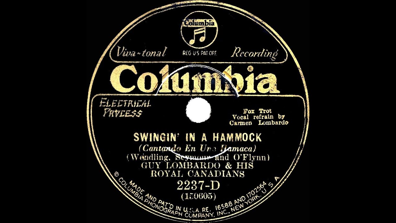 1930 HITS ARCHIVE: Swingin’ In A Hammock - Guy Lombardo (Lombardo Trio, vocal)