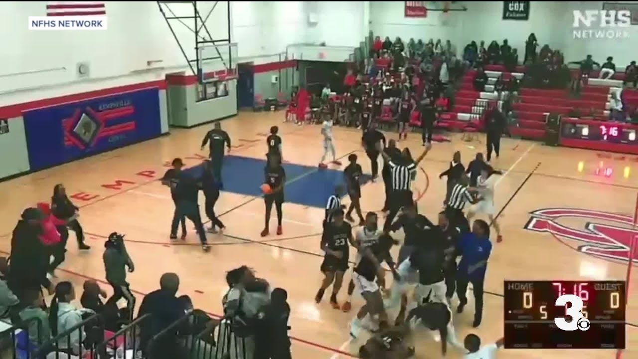 Two teens charged after fight at high school basketball game