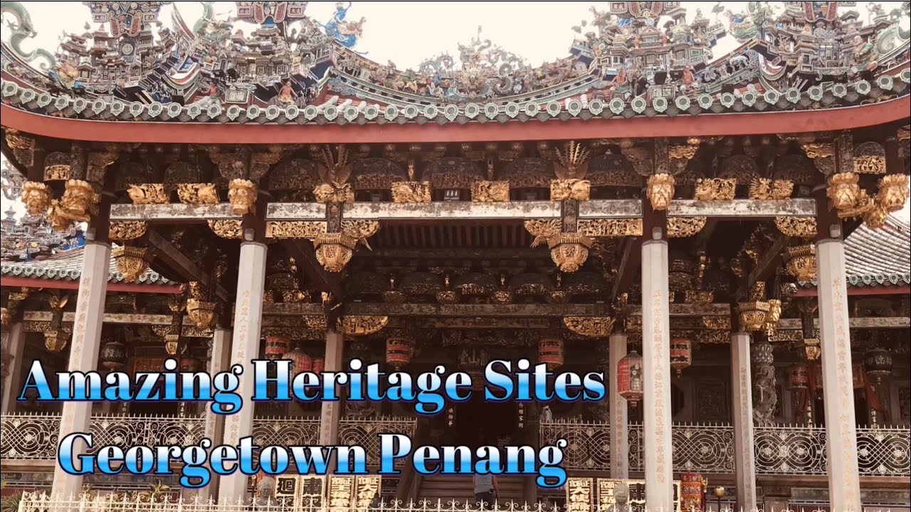 Top attractions at Georgetown Penang UNESCO Heritage Site DJI Mini 2SE Drone Footage Part 2