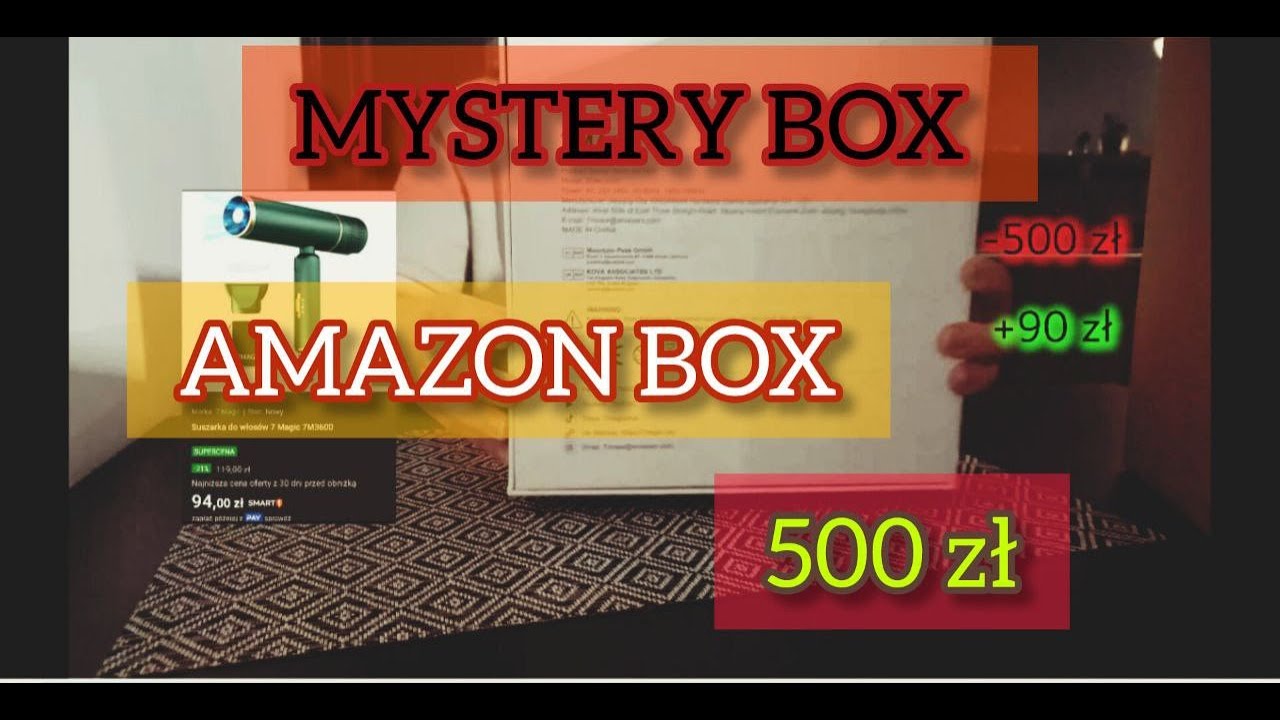 BOX ELEKTRONIKA z Amazon za 500 zł MYSTERY BOX