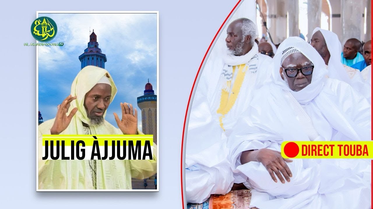 🔴 EN DIRECT de TOUBA | Prière du Vendredi à la Grande Mosquée de Touba