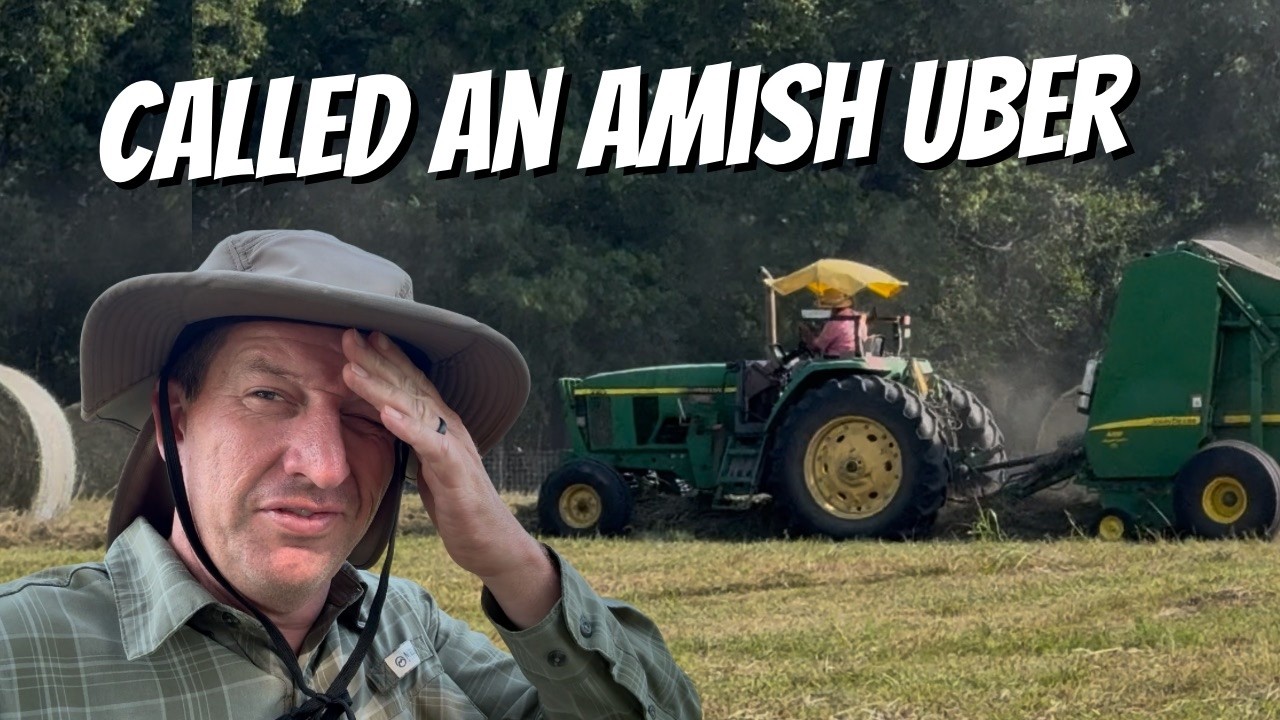 Amish Baling Our Fall Hay And This Happened..