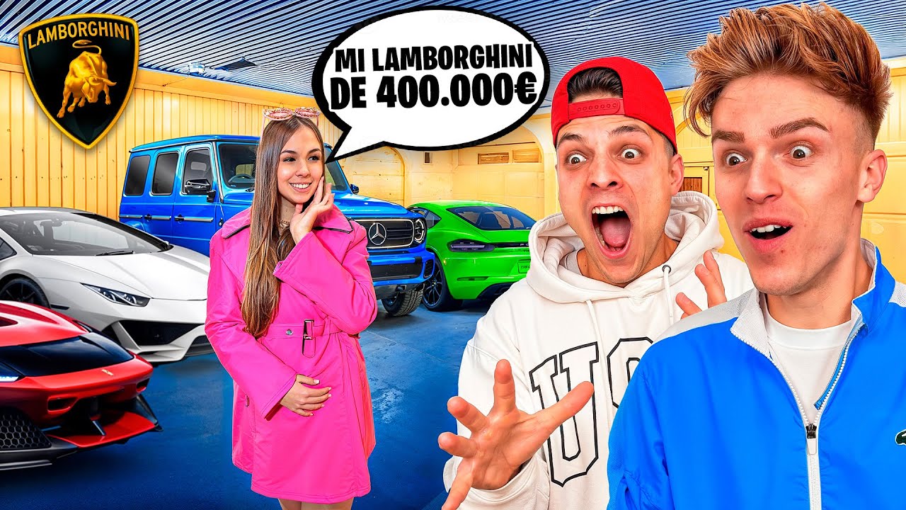REACCIONAMOS A LOS SUPERCOCHES DE LA NI&Ntilde;A MILLONARIA&hellip; Nos regala un Lamborghini