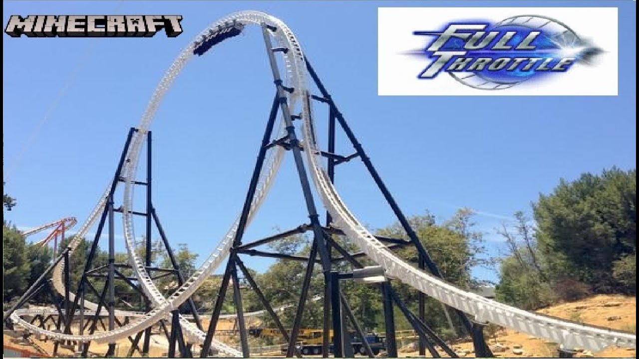MineCraft - Full Throttle At Six Flags Magic Mountain