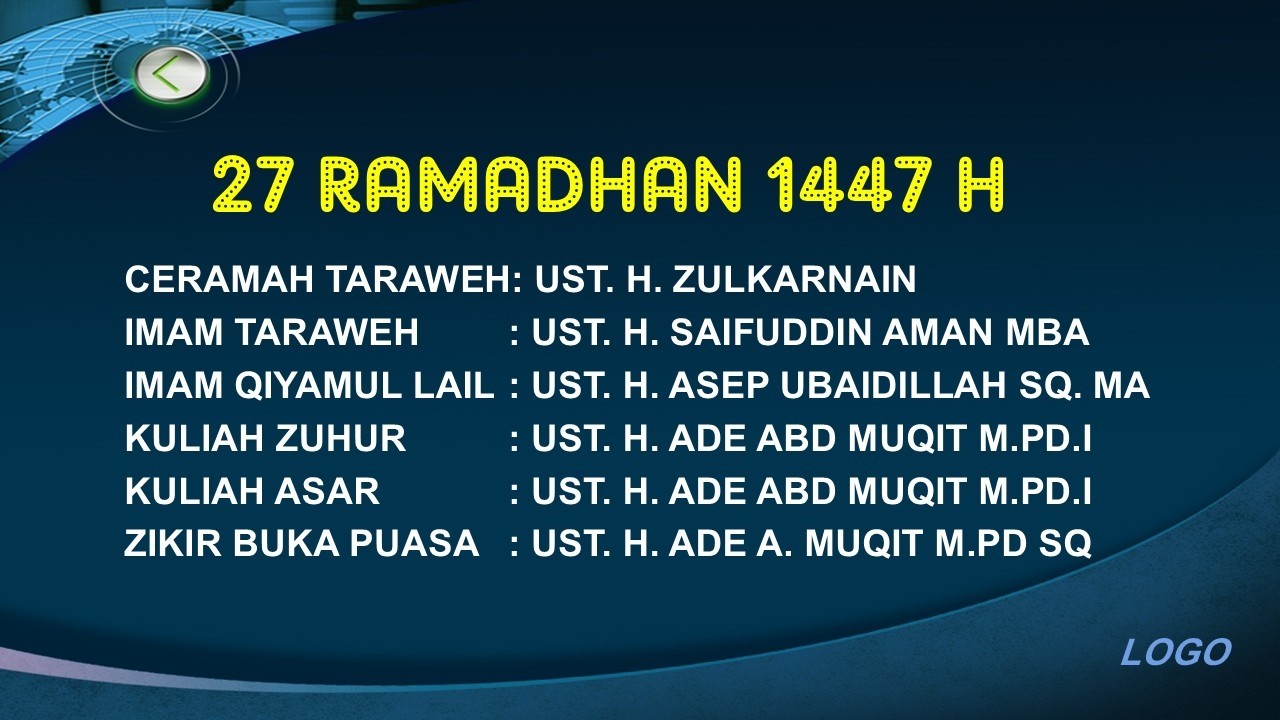 27 Ramadhan Pencermah Ust. Zulkarnain