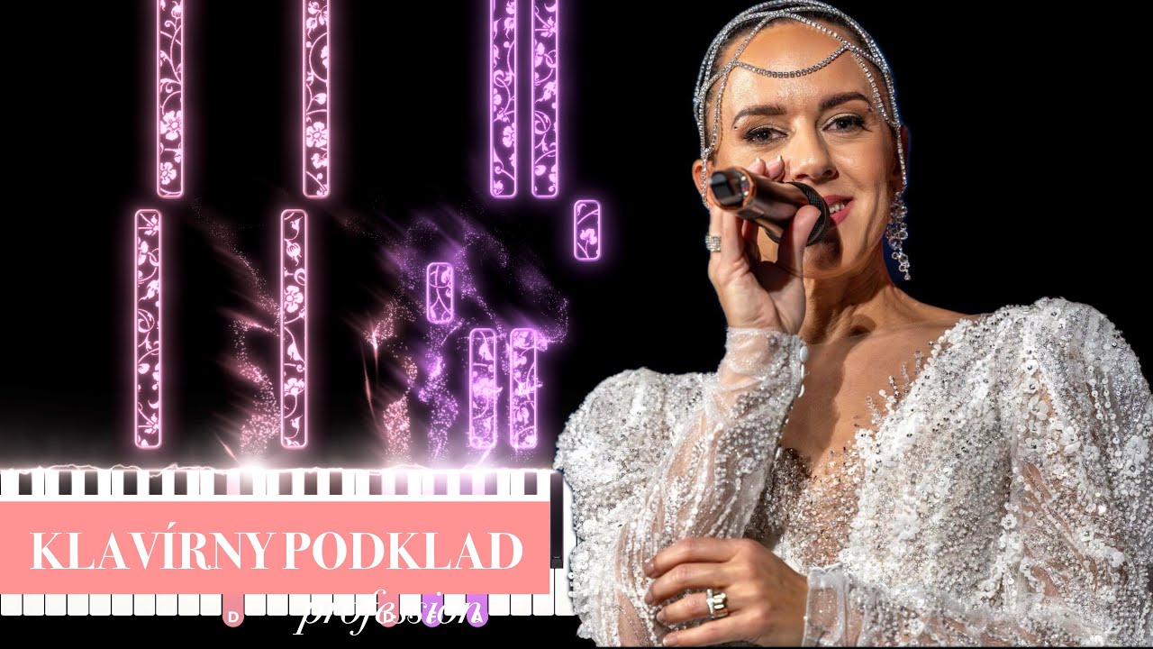Svadobná pieseň PRISAHÁM - Monika Ližbetin / Klavírny podklad - KARAOKE + noty, midi a mp3