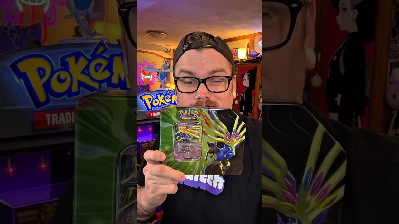 Opening the Pok&eacute;mon Azure Legends Xerneas Tin!