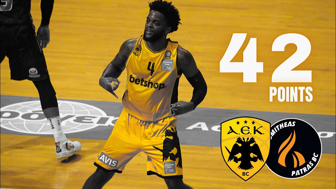 Daryl Macon 42 Points (14/16 FG) vs. Promitheas (Greek League Playoffs 2021)