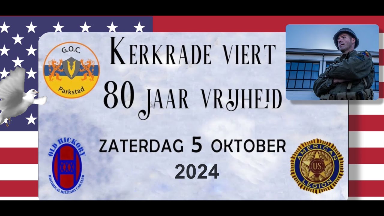 Kerkrade NL vierde 80 jaar vrijheid in 2024