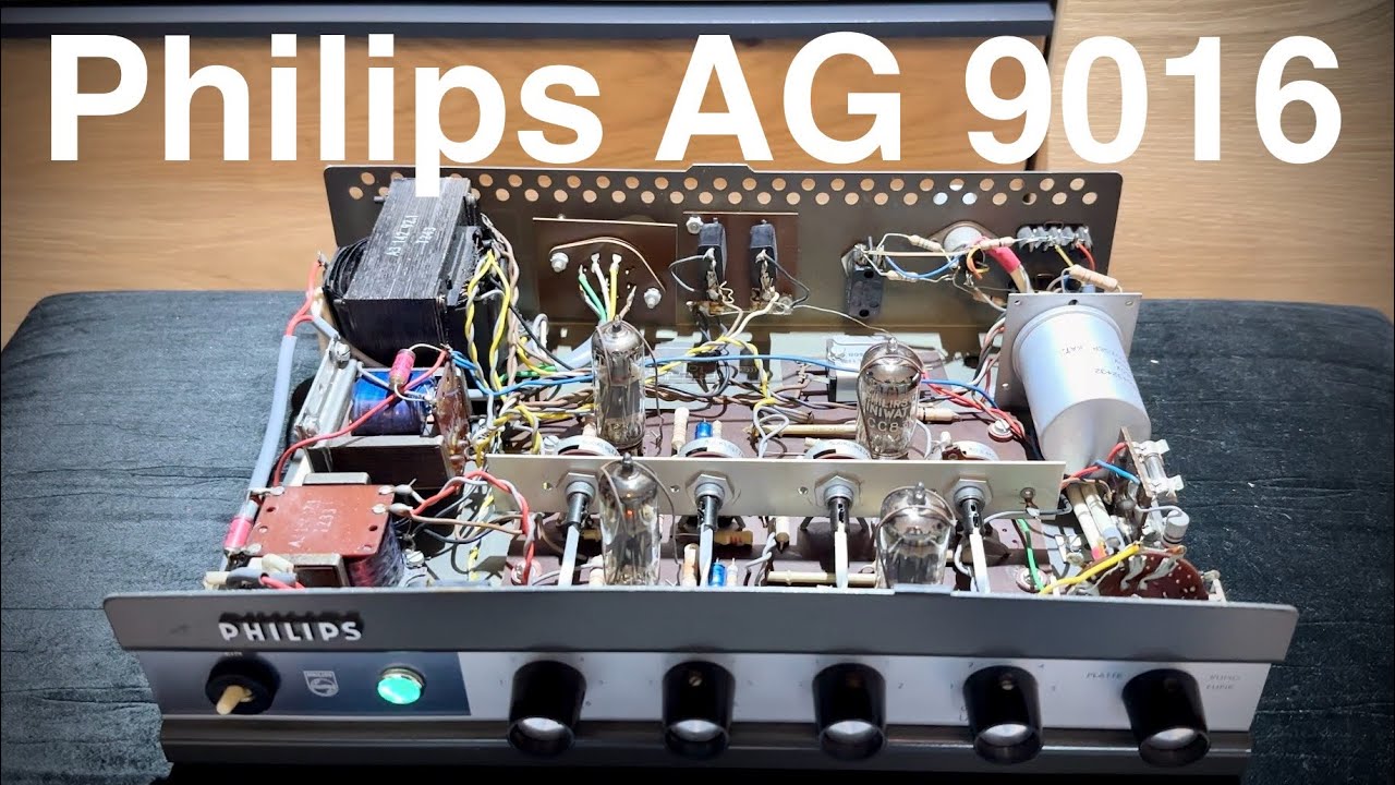 Philips AG 9016/22 Tube amp amplifier Rohrverstärker Demo
