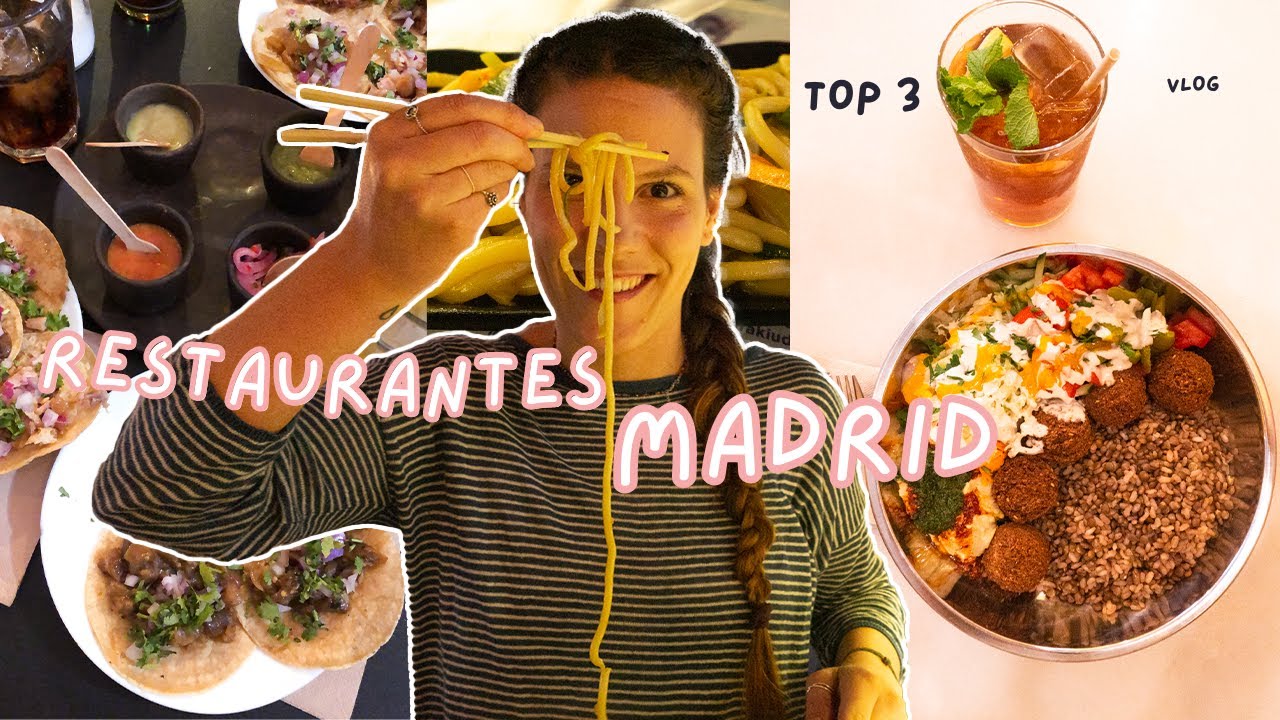 LOS MEJORES RESTAURANTES DE MADRID, mi top 3 Comer VEGANO Y SIN GLUTEN en Madrid | MARTA ATRAM