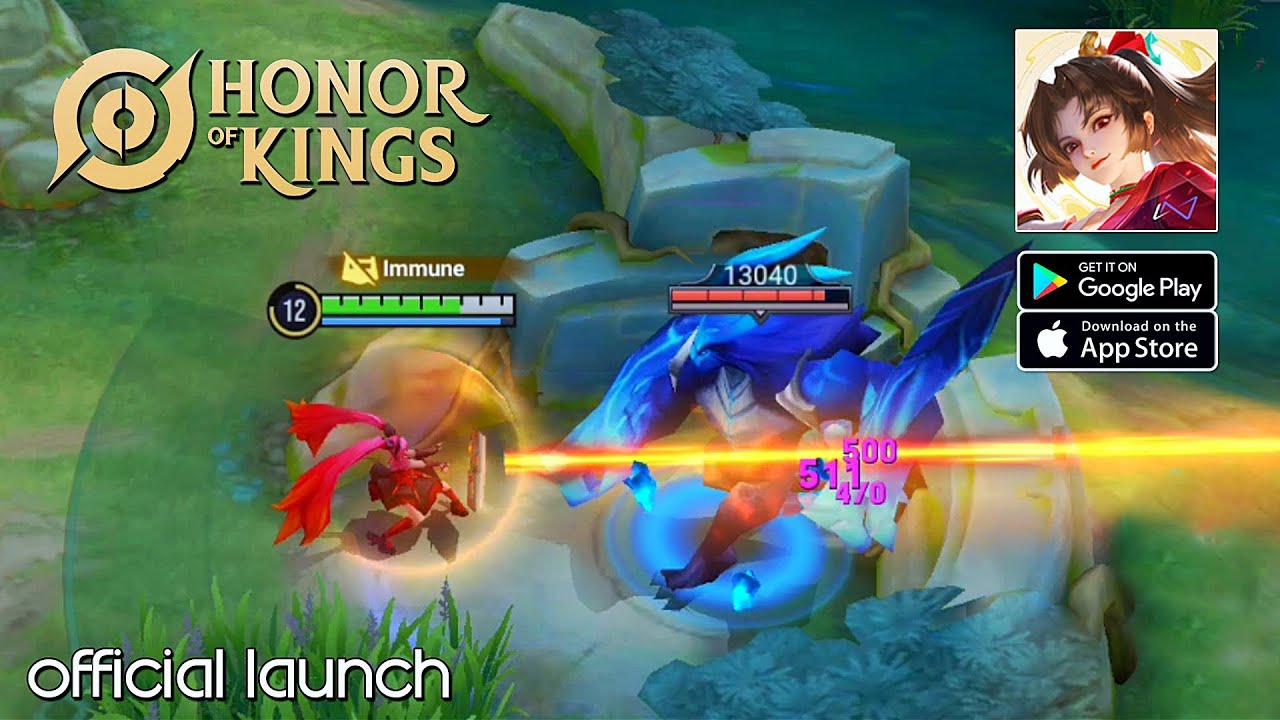 Honor of Kings (English) - MOBA Official Launch Gameplay (Android/iOS)