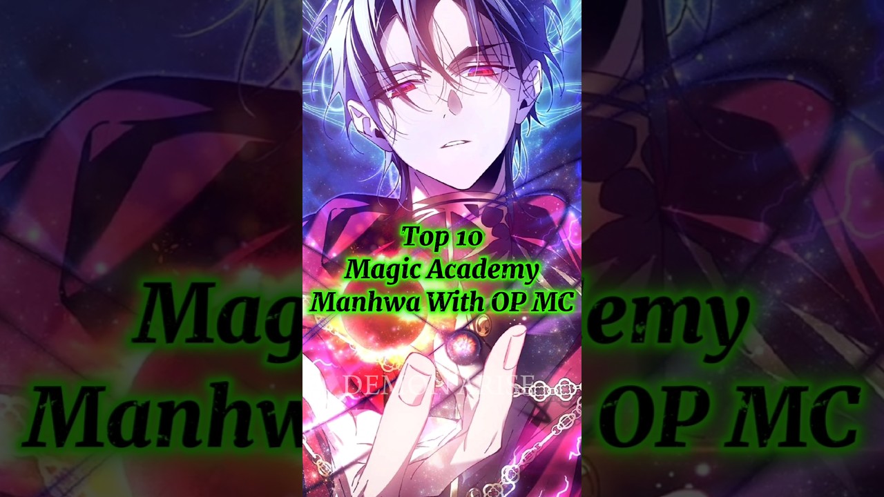 Top 10✨ Magic Academy Manhwa✨ With OP MC👿 #manhwa #webtoon #manhwareccomendation #shorts #manhua
