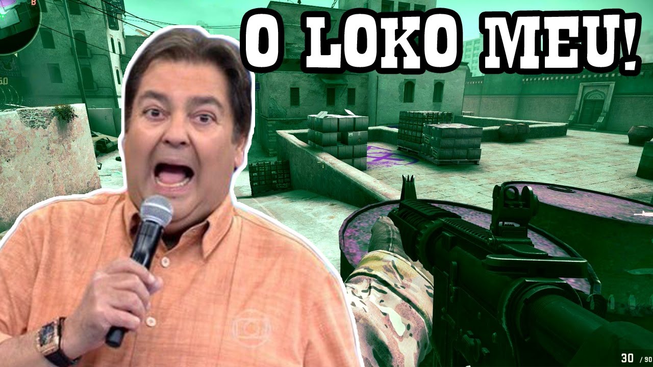 FAUSTÃO JOGANDO COUNTER-STRIKE: GO
