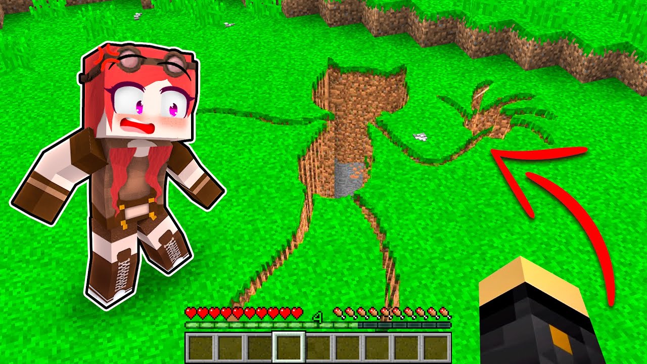 COSA C'&Egrave; DENTRO IL BUCO PAUROSO DI CARTOON CAT? - MINECRAFT