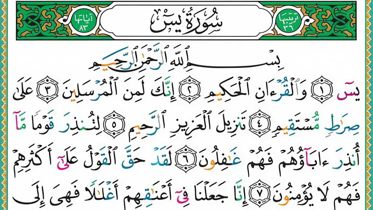 Surah Yasin (Yaseen) | Rahman | Episode 94 | Best Quran Recitation Full Arabic | 36 سورۃ یس