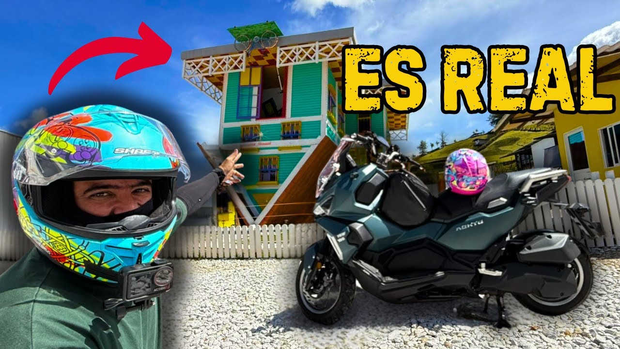 No sabía que en Guatapé había ESTO (viaje en moto | SYM ADX TG)