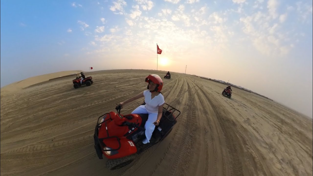 ONCE APON A TIME RIDE /ATV RIDE QATAR \ATV TRAIL SAFARI 