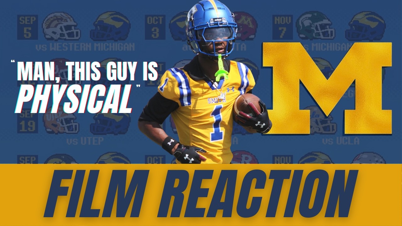 Michigan WR Travis Johnson Film Reaction | Day 1 Impact Player for the Wolverines?!