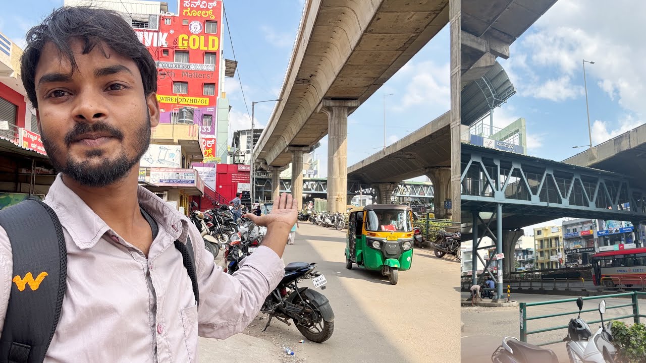 Dasarahalli Bangalore Tour | Dasarahalli Metro Station Bus Stand Red Light Area Market Flats Room Al