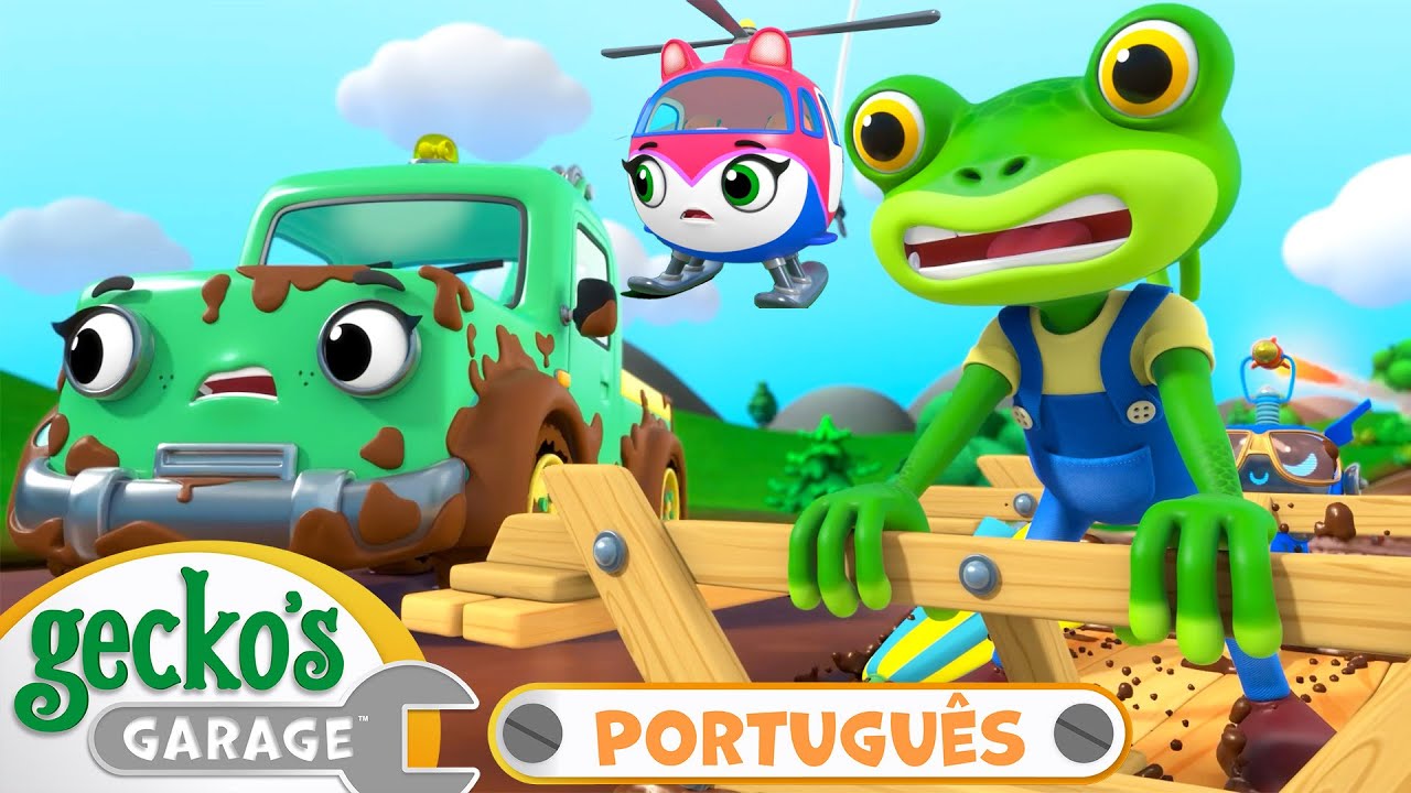 Resgate de Helic&oacute;ptero! | 2 HORAS DO GECKO BRASIL! | Desenhos Animados Infantis em Portugu&ecirc;s