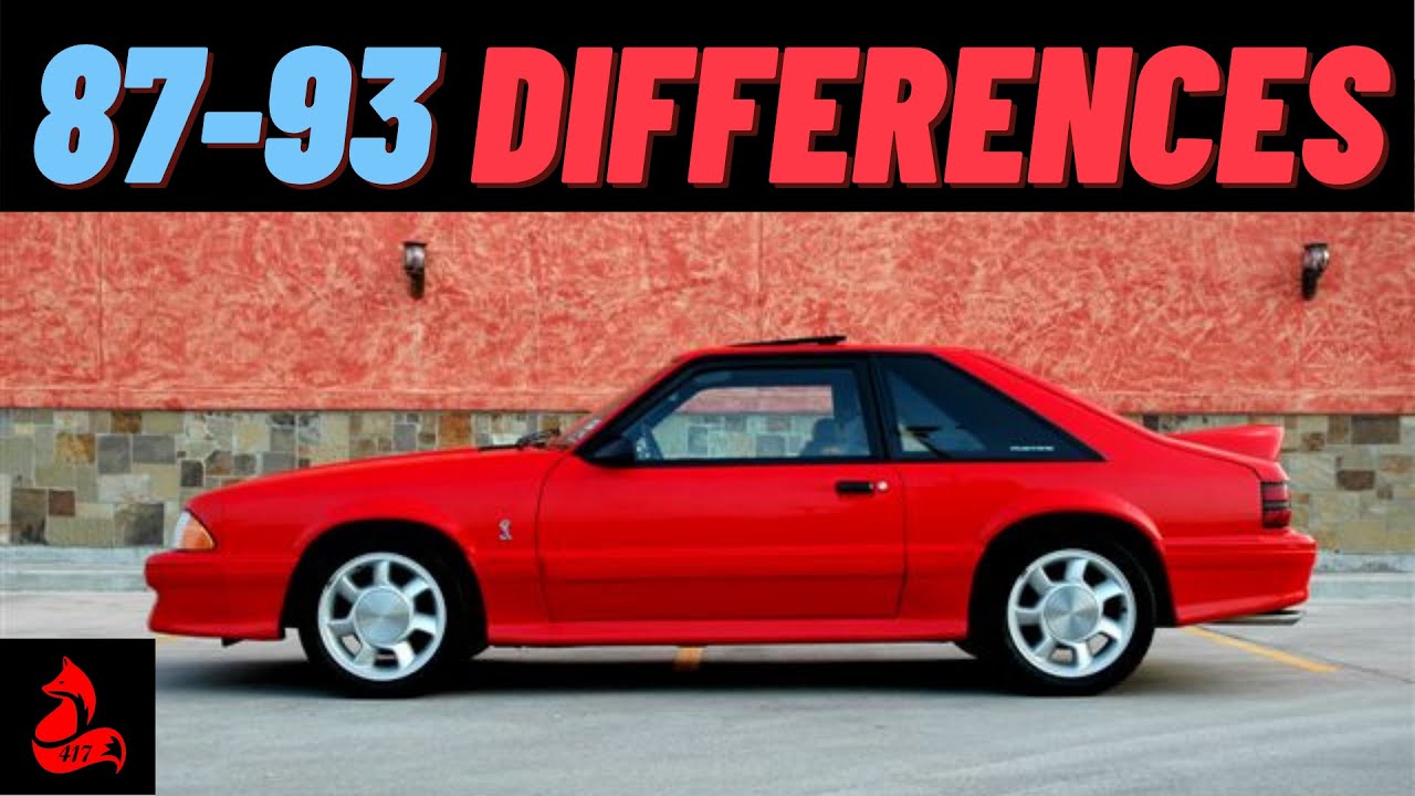 WHATS THE DIFFERENCE?? 87-93 FOXBODY MUSTANGS