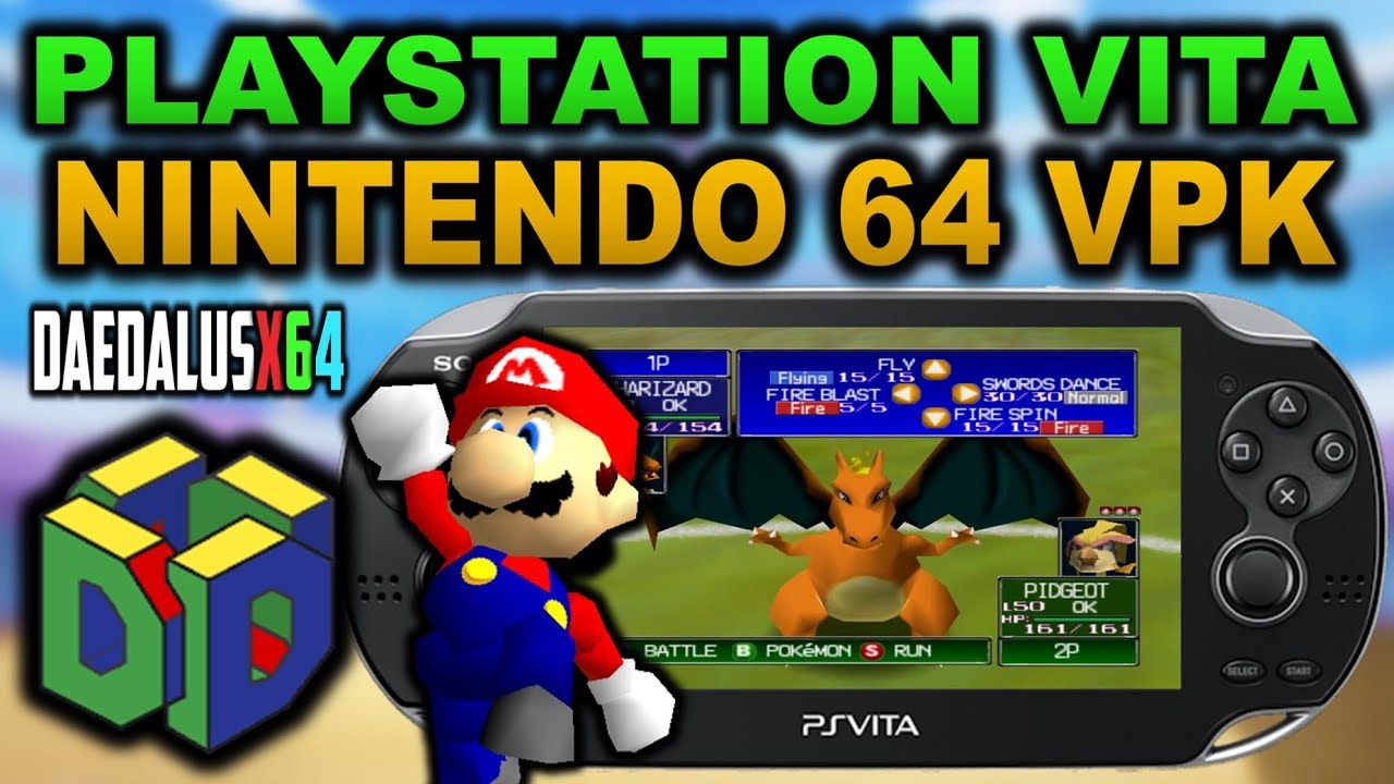 НОВИНКА! ЭМУЛЯТОР PS Vita ДЛЯ NINTENDO 64 VPK! (Daedalus X64)