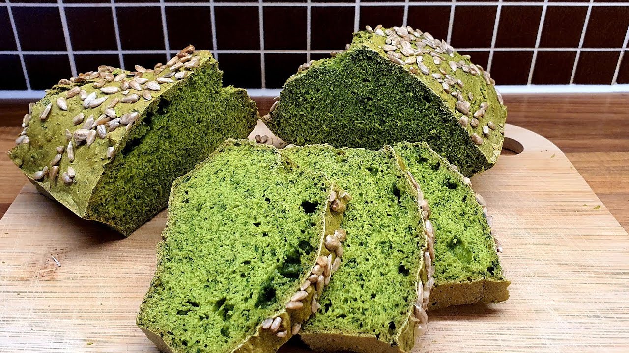 🇬🇧WILD GARLIC AND SPINACH BREAD 🇬🇧   🇵🇱CHLEB Z CZOSNKIEM NIEDŹWIEDZIM I SZPINAKIEM🇵🇱