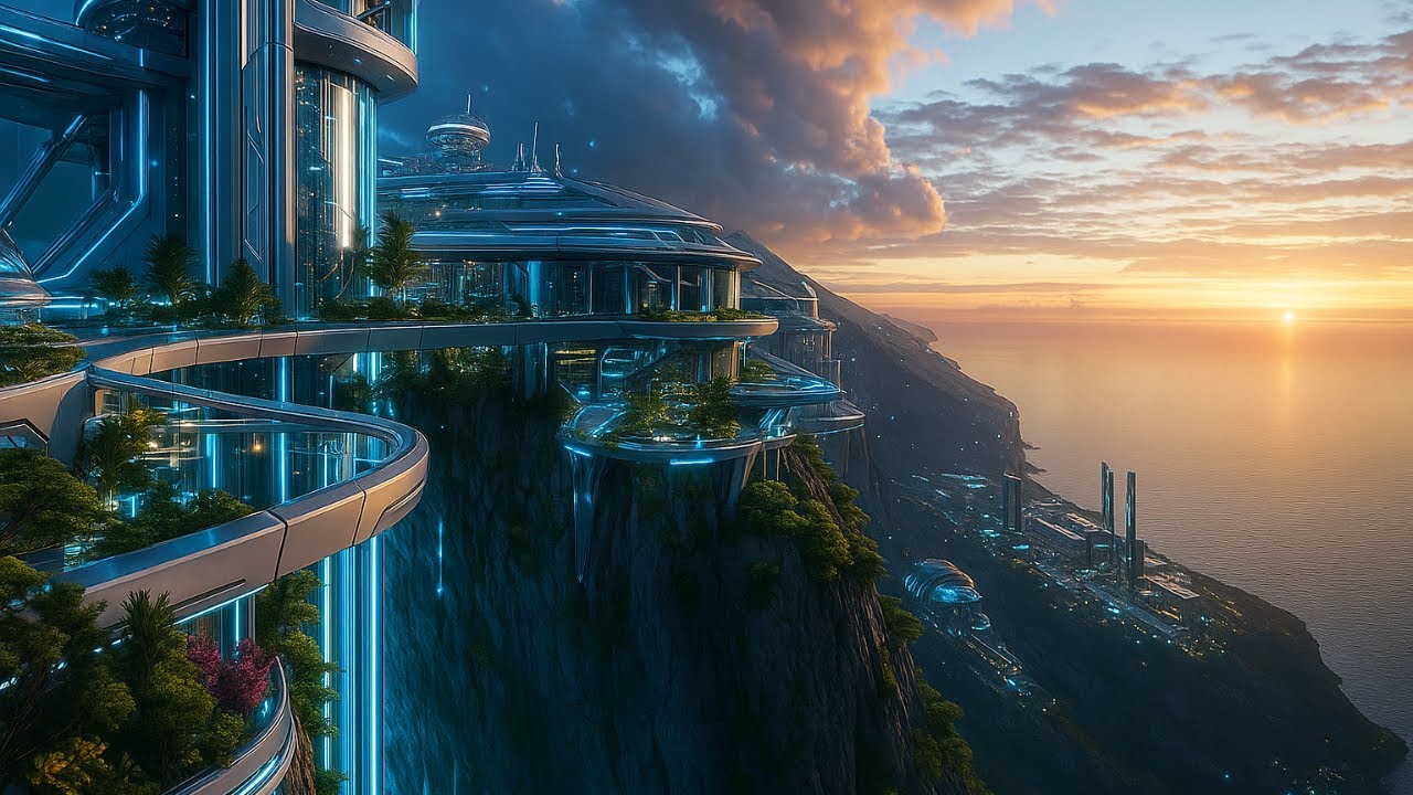 Future City 2125: Tour the Ultimate Skyborne Metropolis | Cinematic short film 4K