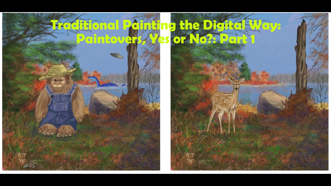 Traditional Painting the Digital Way: Paintovers, Yes or No? Part 1