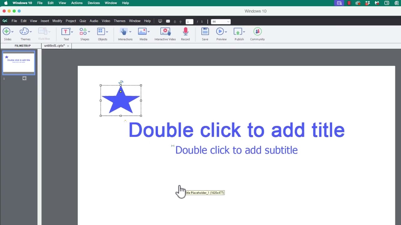 Adobe Captivate Classic: Add AI Audio (Text-to-Speech)  to a Shape