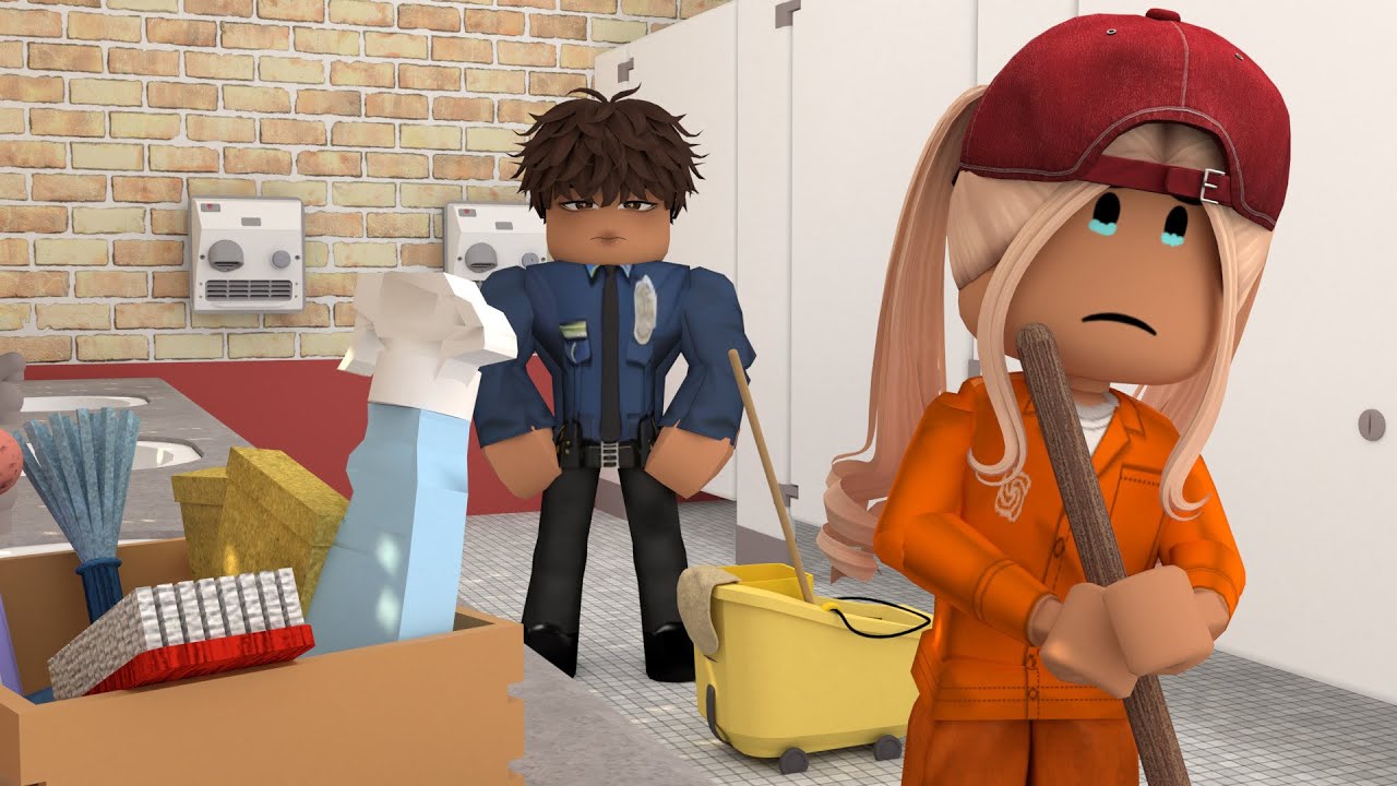 DAISY’S DAY ROUTINE AT COMMUNITY SERVICE! *LITTER PICKING WITH CRIMINALS* Roblox Bloxburg RP Ro