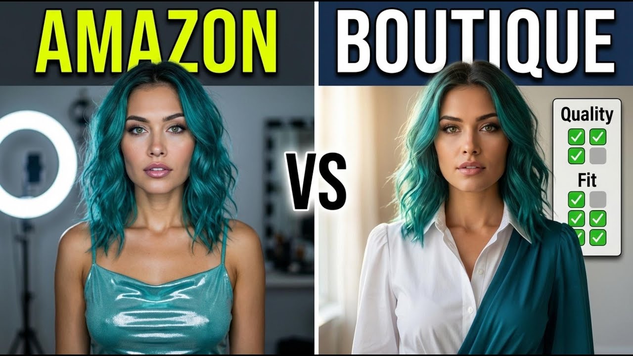 Amazon vs Boutique: Which Outfit Looks Better On Camera?