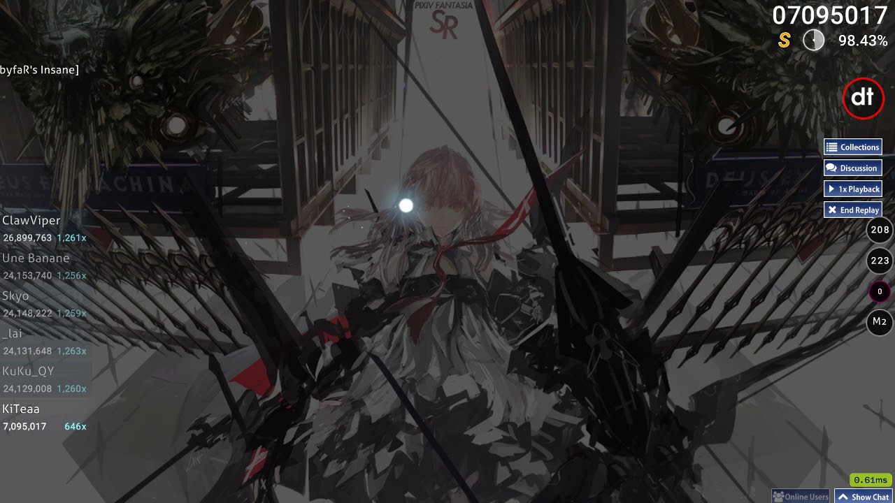 [osu!] Almost the First DT FC on the Map!?!