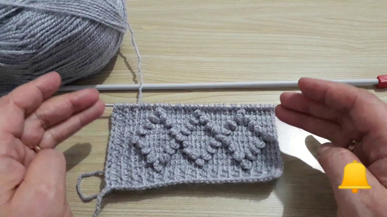 Tunus işi tomurcuk, pitircik baklava dilimi nasıl yapılır dıy  knitting patterns