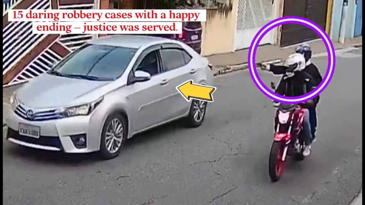 15 daring robbery cases with a happy ending &ndash; justice was served.
