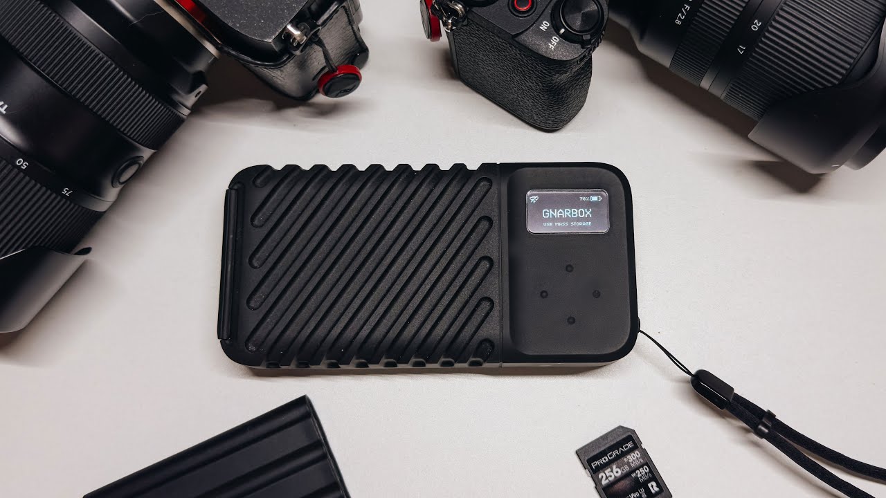 GNARBOX 2.0: Мобильный ассистент фотографов и видеографов. Бекап на месте без ноутбука.