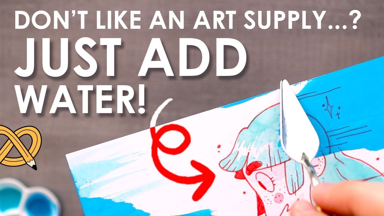 JUST ADD WATER... TO MARKERS? - ArtSnacks Unboxing & Challenge