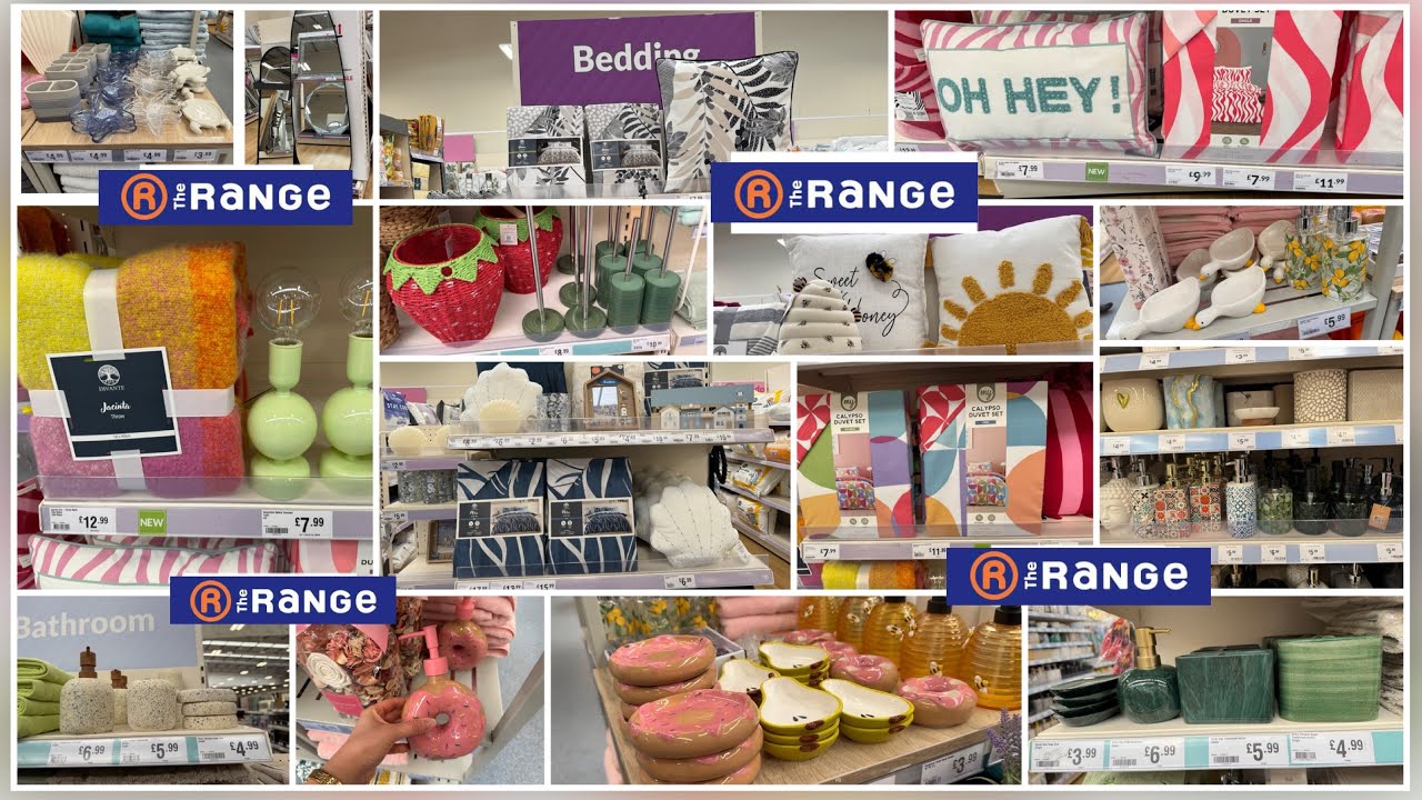 ♦️THE RANGE♦️NEW BEDDING, CUSHIONS,HOMEDECOR & BATHROOM ACCESSORIES COLLECTION ♦️MAY 2025♦️