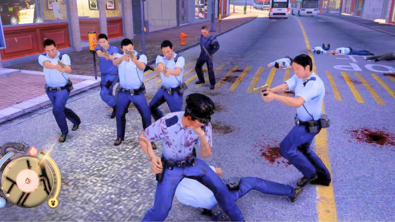 Sleeping Dogs - Police Officer Outlaw City Rampage vs Law - Funny & Brutal Moments