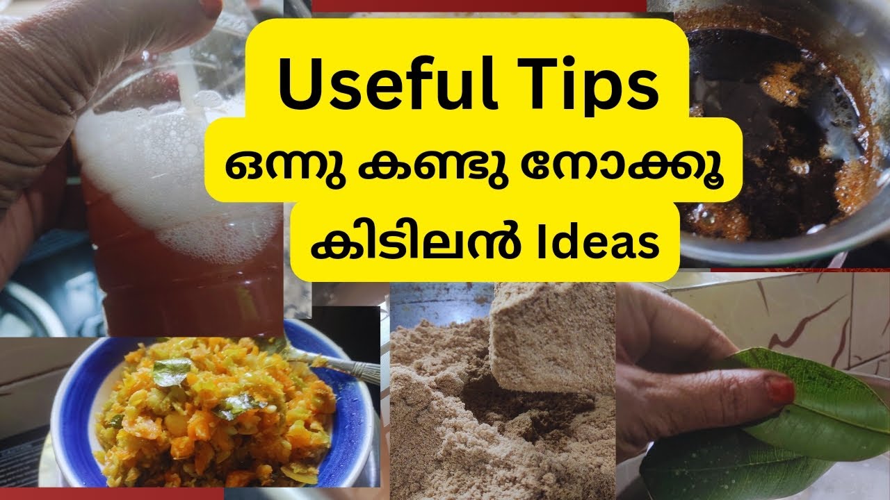 ഒന്നു കണ്ടു നോക്കൂ ഉപകാരപ്പെടു൦|The Gardening Chef|useful kitchen tips💯|malayalam tips|kitchen ideas