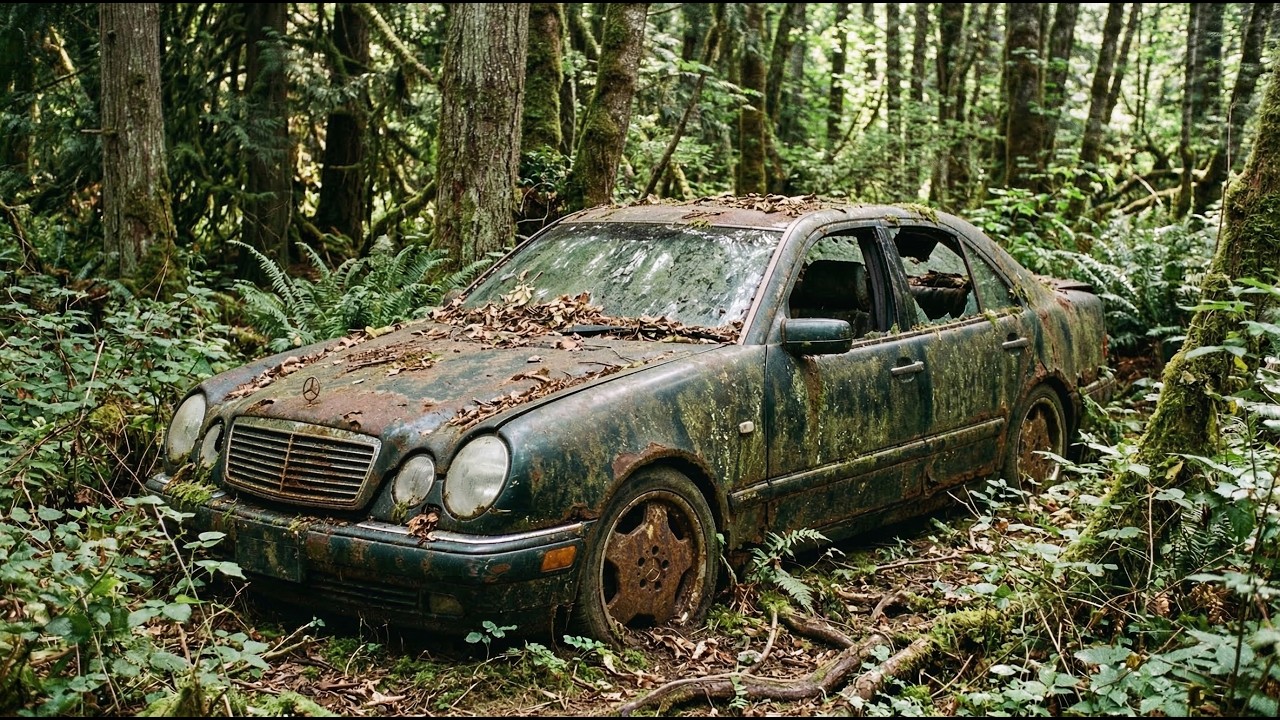 ASMR Car Restoration | Abandoned Mercedes-Benz E55 AMG Full Rebuild (Back to Life)