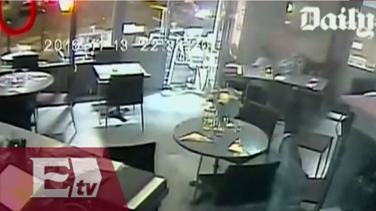 C&aacute;mara de seguridad capta uno de los atentados en Par&iacute;s / Mariana H